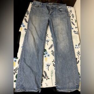 light wash straight fit denim jeans